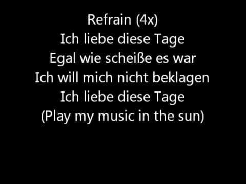 Dante Thomas — Ich liebe diese Tage -Kris- Lyrics! Offical Music
