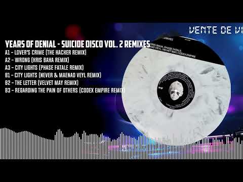 Years of Denial — Years of Denial - Suicide Disco Vol. 2 Remixes [WHITE & BLACK MARBLED VINYL] (VEYL039)