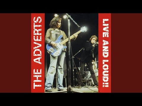 The Adverts — One Chord Wonders (Live)