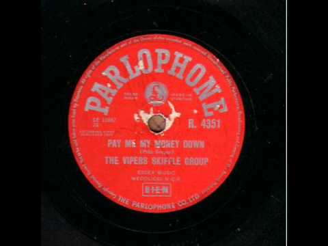 The Vipers Skiffle Group — THE VIPERS SKIFFLE GROUP  PAY ME MY MONEY DOWN  78RPM