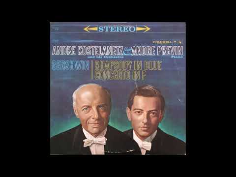 George Gershwin — Andre Kostelanetz & Andre Previn - Concerto In F, Rhapsody In Blue (1960/1980) (Cassette Rip)