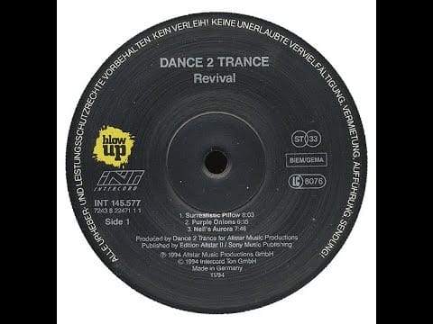 Dance 2 Trance — Dance 2 Trance - Surrealistic Pillow (1995)