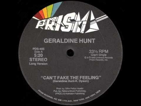 David Mancuso — Geraldine Hunt - Can't Fake The Feeling (12")