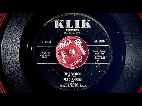 Fred Parris — fred parris and the scarlets  " the voice " 1958 Doowop Classic 