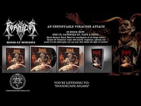 Fornicus (2) — FORNICUS "Duodecad Aflame" (Official Premier)