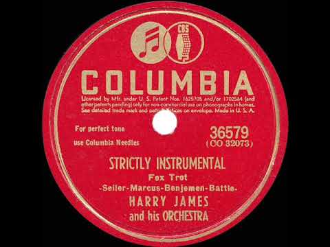 Harry James And His Orchestra — 1942 HITS ARCHIVE: Strictly Instrumental - Harry James