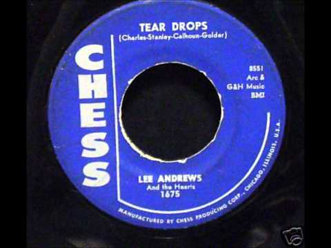 Lee Andrews & The Hearts — Lee Andrews And The Hearts - "Tear Drops / The Girl Around The Corner - Argo 1000 - FIRST ISSUE