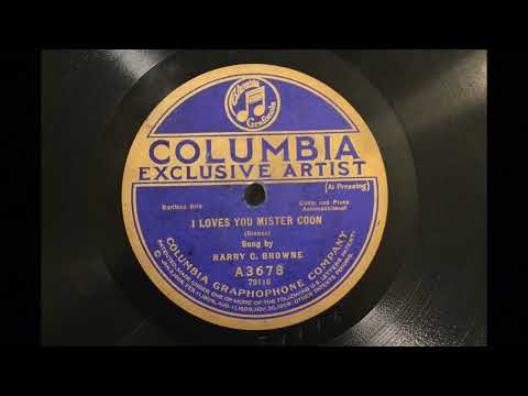 Harry C. Browne — HARRY C  BROWNE I Loves You Mister Coon