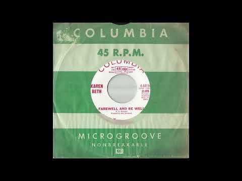 Karen Beth — KAREN BETH - Farewell And Be Well (1967)