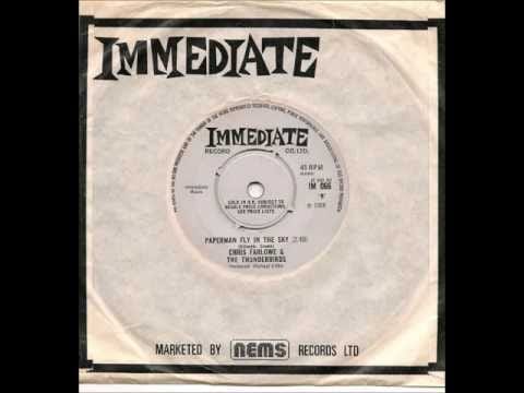 Chris Farlowe — Chris Farlowe And The Thunderbirds - Paperman Fly In The Sky