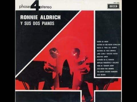 Ronnie Aldrich — RONNIE ALDRICH  – Ronnie Aldrich Y Sus Dos Pianos - LP 1970