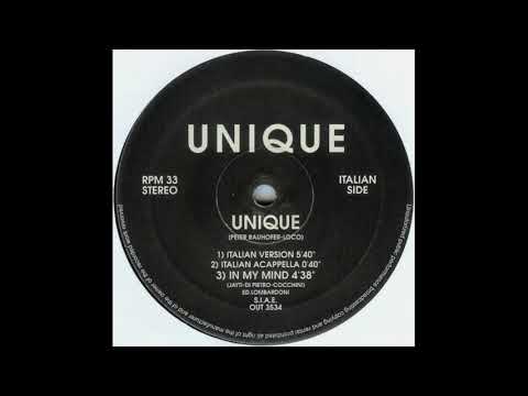 Unique (16) — Unique - In My Mind