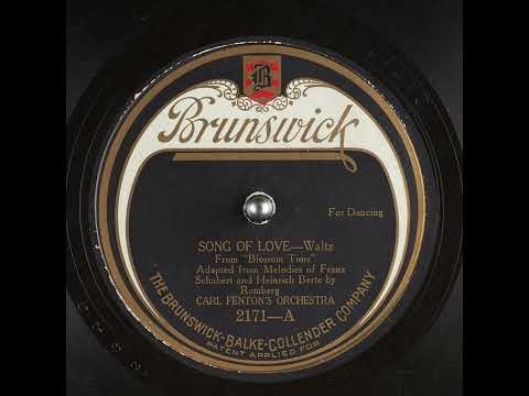 Carl Fenton's Orchestra — Song of Love - Carl Fenton's Orchestra