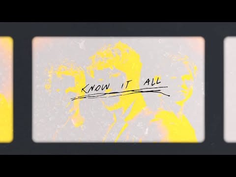 The Band Camino — The Band CAMINO - Know It All (Lyric Video)