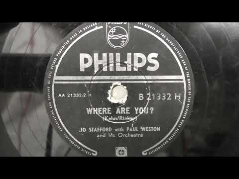 Jo Stafford — Jo Stafford: Where are you ? (1954).