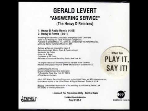 Gerald Levert — Gerald LeVert - Answering Service (Heavy D. Radio Remix)