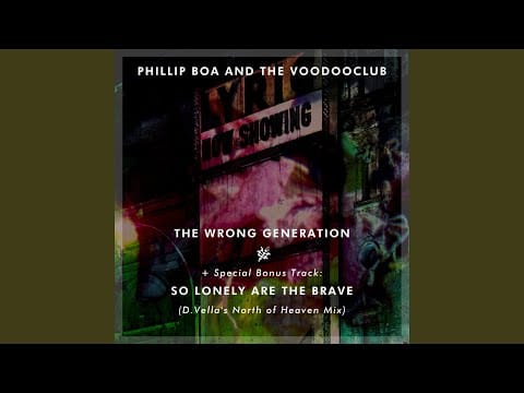Phillip Boa & The Voodooclub — The Wrong Generation