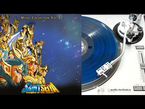 Seiji Yokoyama — Saint Seiya Knights Of The Zodiacs: Music Collection vol. 3 - OST vinyl LP face A (Microids Records)