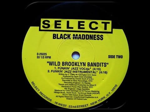 Black Maddness — Black Maddness – Wild Brooklyn Bandits (Funkin' Jazz Instrumental)