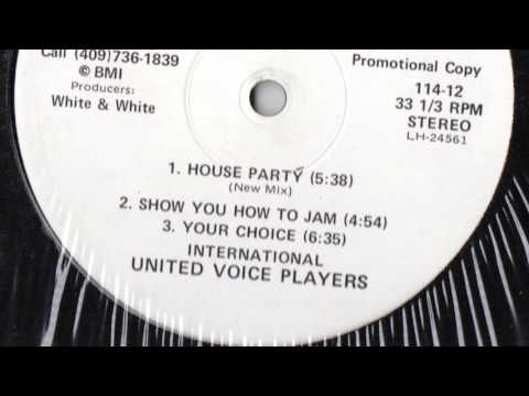 United Voice Players — International United Voice Players - House Party (1984 United Voice Records) #electro #funk