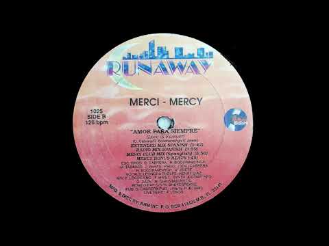 Merci-Mercy — Merci-Mercy - Love Is Forever (Extended Mix English)(1990)