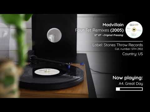 Madvillain — Madvillain (MF DOOM & Madlib) - Four Tet Remixes (2005, 12" EP) | Full Vinyl Rip