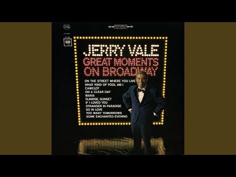 Jerry Vale — On a Clear Day (You Can See Forever) ( [From "On a Clear Day You Can See Forever"])