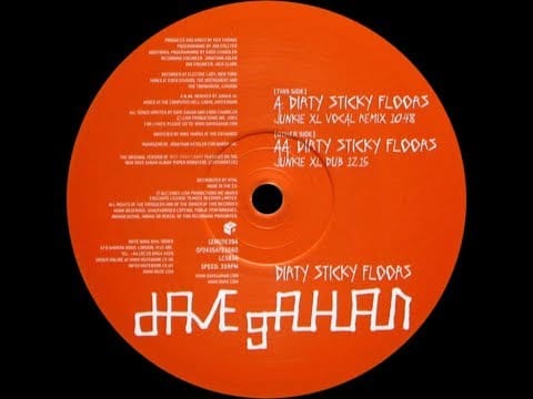 Dave Gahan — Dave Gahan ‎– Dirty Sticky Floors (Junkie XL Vocal Remix)