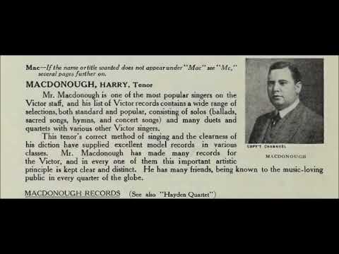 Harry Macdonough — Harry Macdonough In The Good Old Summer Time (1902) LYRICS tootsy-wootsy In The Good Old Summertime