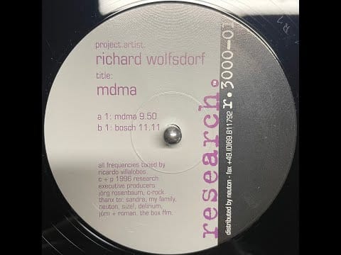 Richard Wolfsdorf — Richard Wolfsdorf - Bosch (1996)