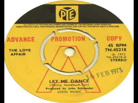 The Love Affair — Love Affair   Let Me Dance 1973