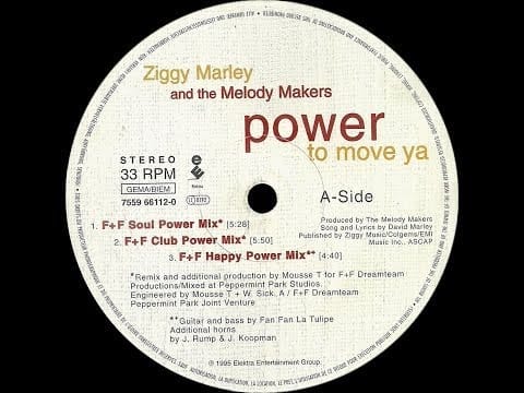 Ziggy Marley And The Melody Makers — (1995) ZIGGY MARLEY & THE MELODY MAKERS - Power to move ya (Smoove Power)