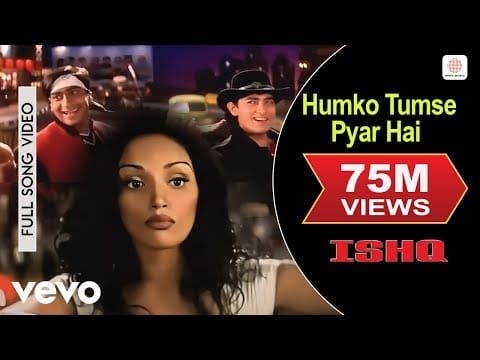 Anu Malik — Humko Tumse Pyar Hai Full Video - Ishq|Aamir Khan,Ajay Devgan|Abhijeet|Anu Malik