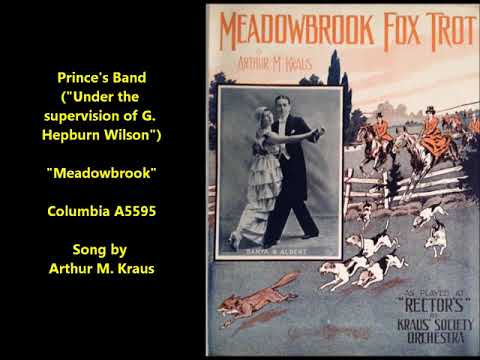 Prince's Band — "Meadowbrook" Prince's Band ("Under the supervision of G. Hepburn Wilson") on Columbia A5595 (1914)