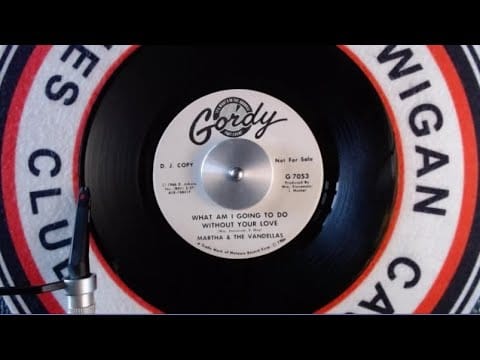 Martha Reeves & The Vandellas — Martha &amp; The Vandellas - What Am I Going To Do Without Your Love - Gordy - same sided promo