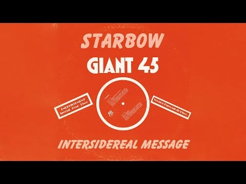 Daniel Vangarde — Starbow - Intersidereal message (12" version) [Official Audio]