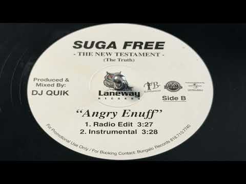 Suga Free — Suga Free - Angry Enuff (Instrumental) - Laneway Records 2004 Classic West Coast Hip Hop DJ Quik