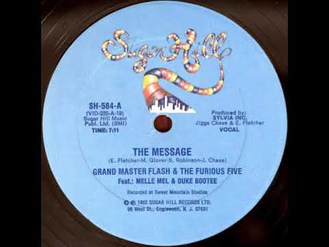 Melle Mel — Grandmaster Flash & The Furious Five ‎– The Message ( Extended 12" Mix ) 1982