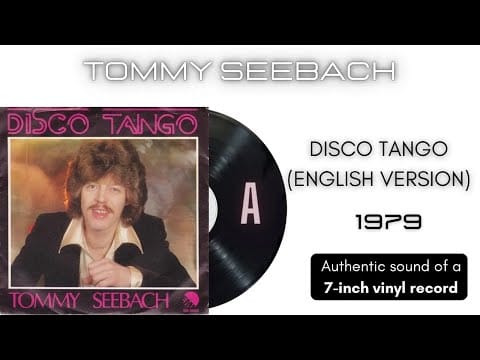 Tommy Seebach — Tommy Seebach - Disco Tango (English Grand Prix Version) [7'' vinyl]