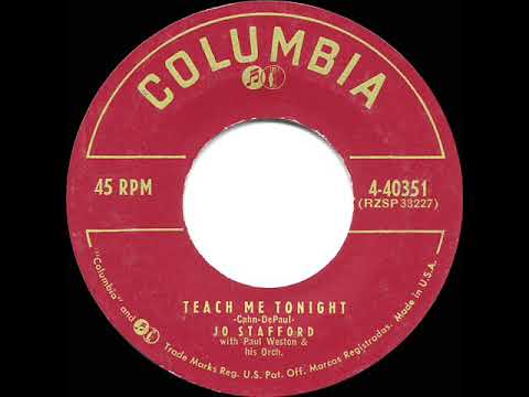 Jo Stafford — 1954 HITS ARCHIVE: Teach Me Tonight - Jo Stafford