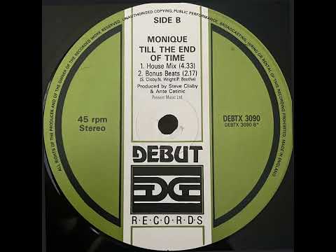 Monique (2) — Monique - Till The End Of Time (House Mix)  --- 1990 #90s
