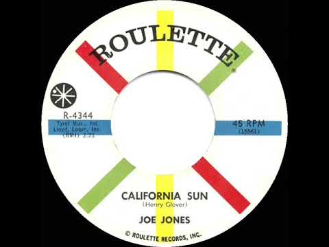 Joe Jones (2) — 1st RECORDING OF: California Sun - Joe Jones (1961)