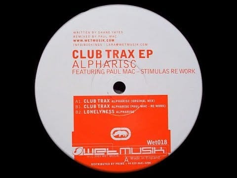 Alpharisc — Alpharisc - Clubtrax ( Paul Mac Mix )