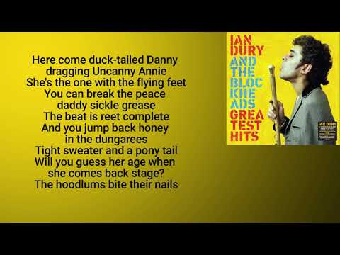 Ian Dury and the Blockheads — IAN DURY & THE BLOCKHEADS Sweet Gene Vincent (lyrics)