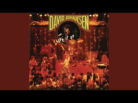 David Johansen — Funky But Chic (Live)