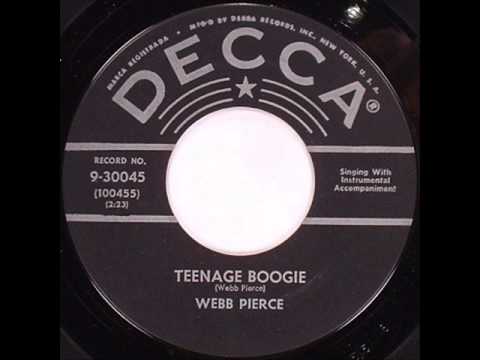 Webb Pierce — Webb Pierce - Teenage Boogie.wmv