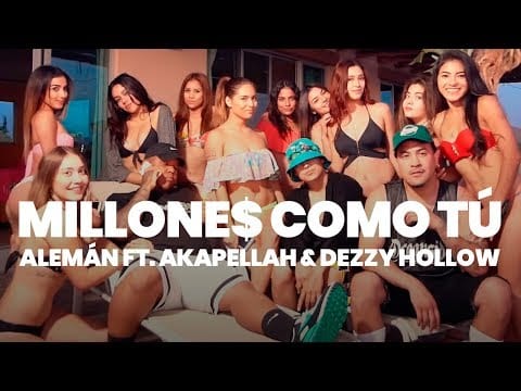 Alemán — Alemán - Millone$ como tú Ft. Akapellah & Dezzy Hollow (Prod. Danny Brasco) [Video Oficial]