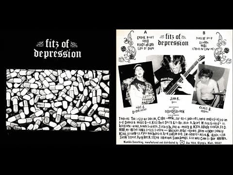 Fitz Of Depression — Fitz Of Depression - Self-Titled 7 Inch EP (1989)