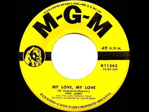 Joni James — 1953 HITS ARCHIVE: My Love My Love - Joni James