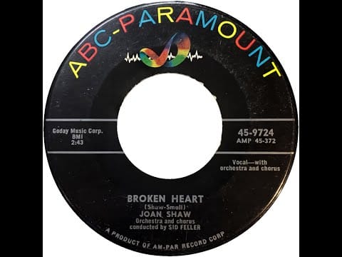Joan Shaw — JOAN SHAW & GROUP  BROKEN HEART